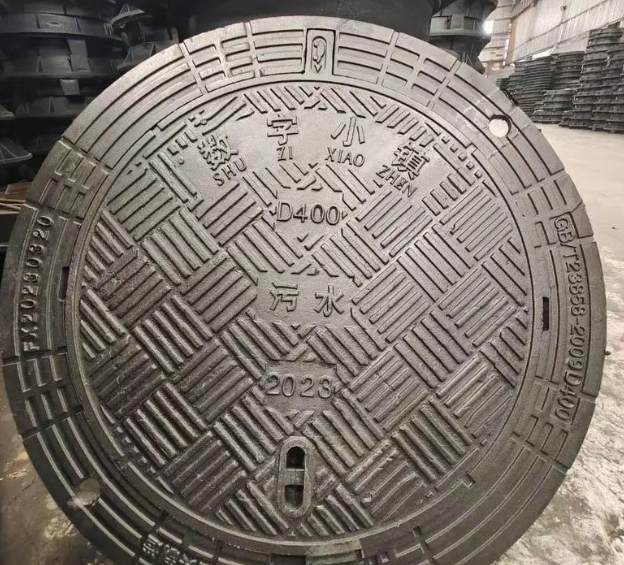 旌阳球墨铸铁防沉降井盖展示